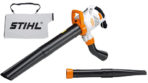 STIHL SHE 81 Aspiro-broyeur électrique puissant à forte aspiration