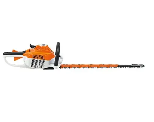 STIHL HS 56 C-E, 60 cm Taille-haie léger avec une commande universelle à levier, couteaux affûtés des 2 côtés et ErgoStart